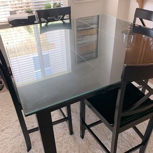 Black table full set